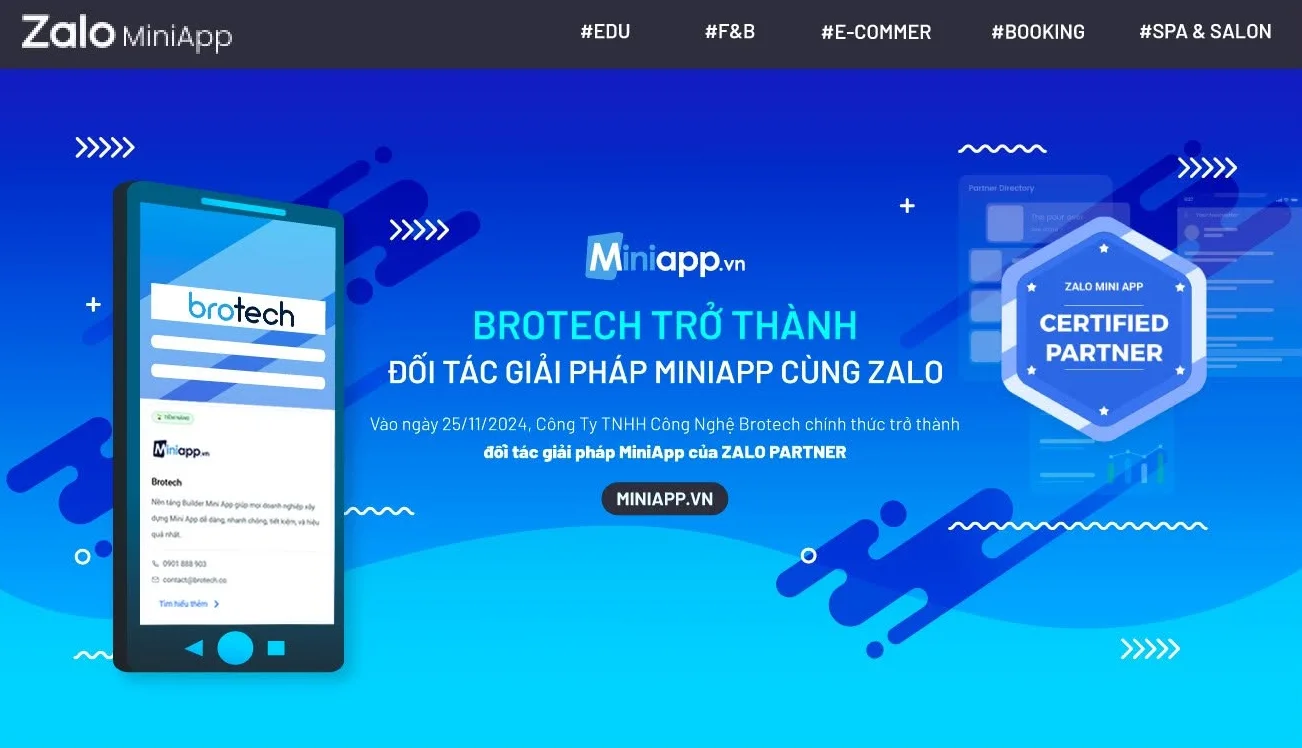 BROTECH DOI TAC ZALO