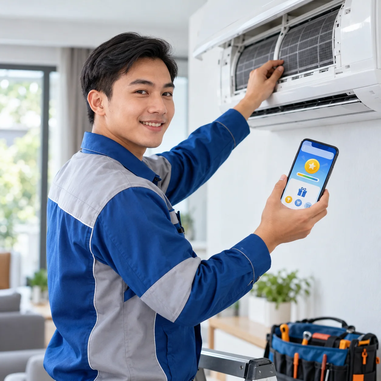Hình minh họa chương trình khách hàng thân thiết Airwell Loyalty