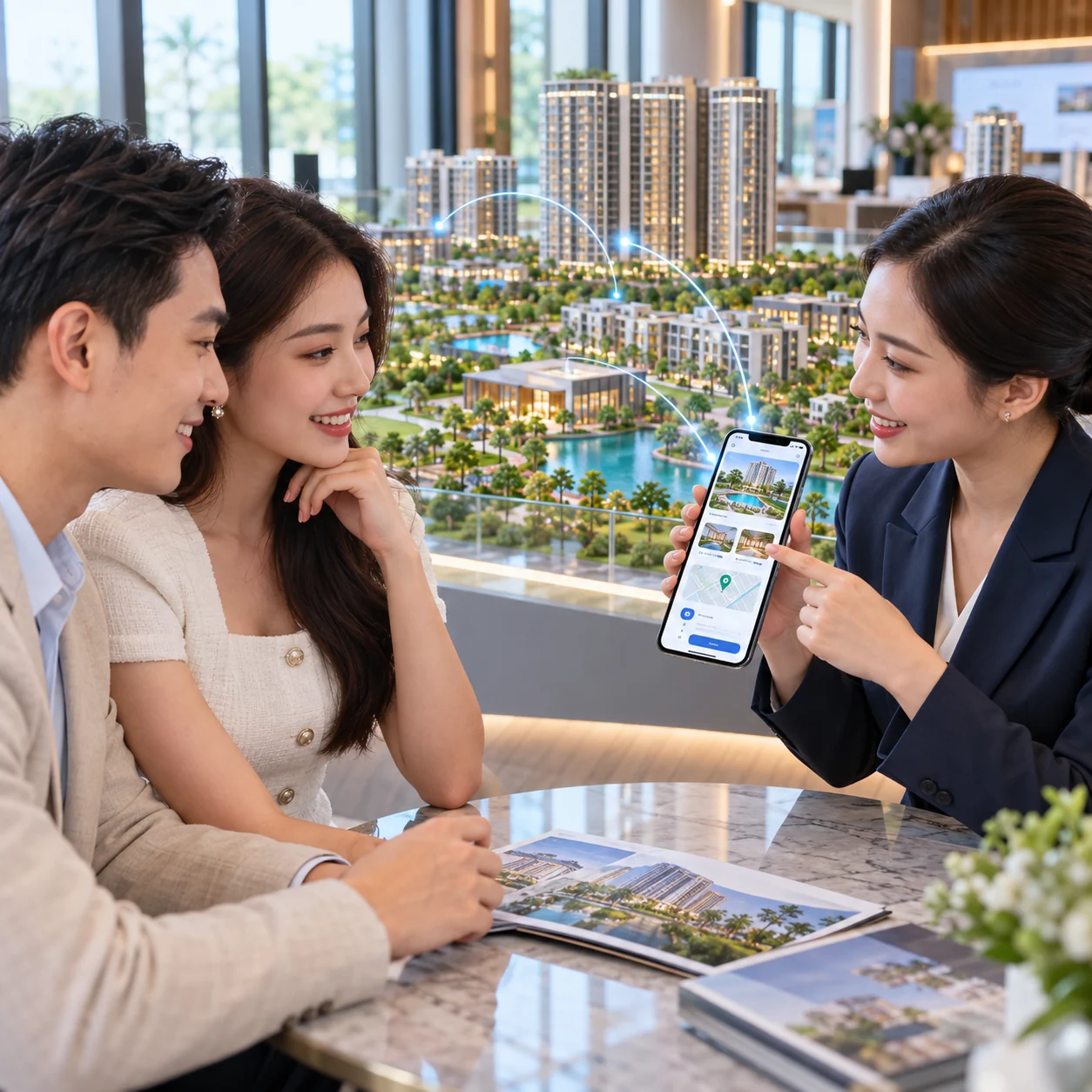 Hình minh họa giải pháp MiniApp cho Phú Đông Group