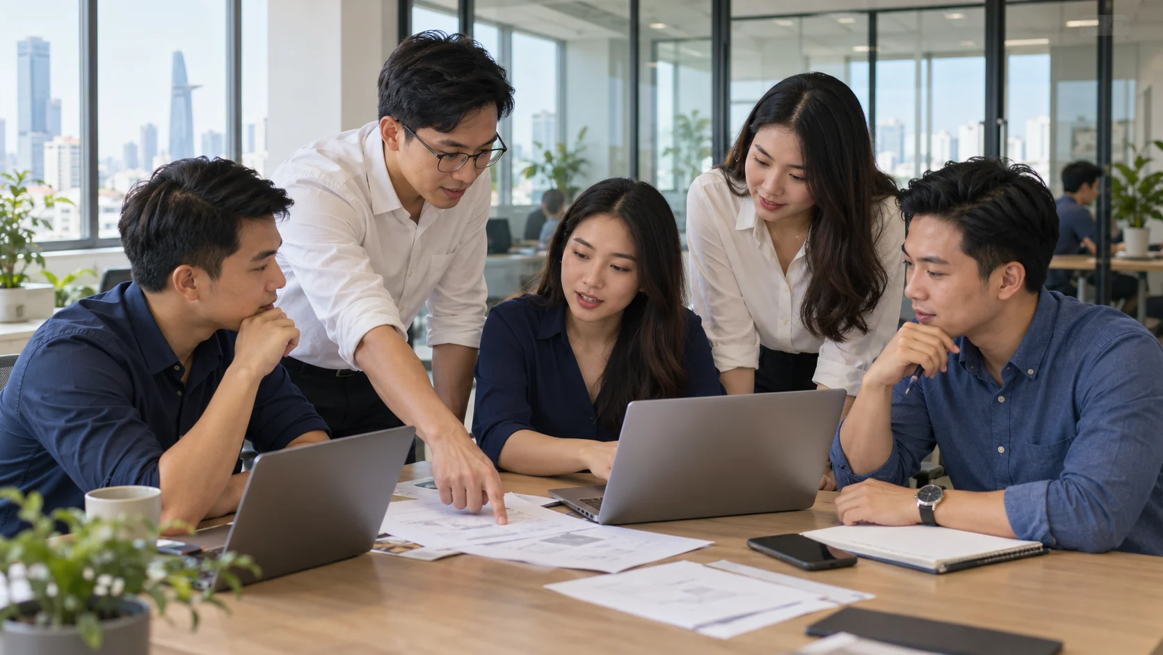 Đội ngũ Brotech cùng trao đổi và xây dựng giải pháp cho doanh nghiệp